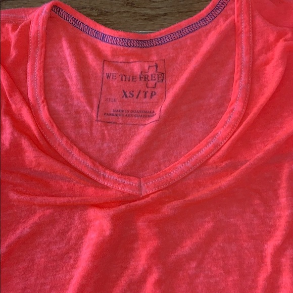 NEON FREE PEOPLE TEE SUPER SOFT - Picture 2 of 3